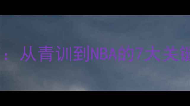 图片 🔥威廉姆斯球员成长指南：从青训到NBA的7大关键技巧（附训练计划表）1