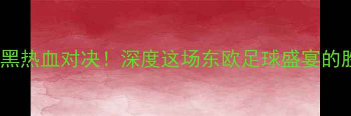 图片 🔥波兰vs波黑热血对决！深度这场东欧足球盛宴的胜负关键🔥2