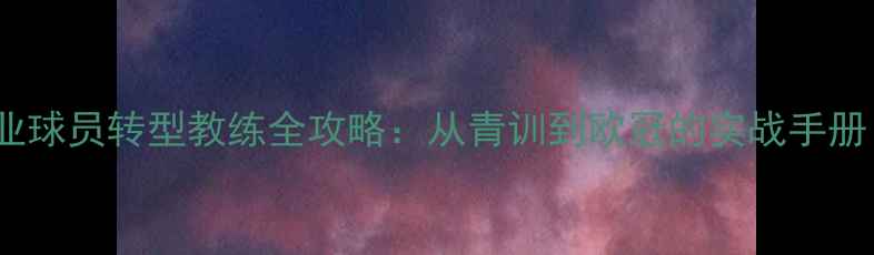 图片 🔥足球经理FM职业球员转型教练全攻略：从青训到欧冠的实战手册（附最新数据）2